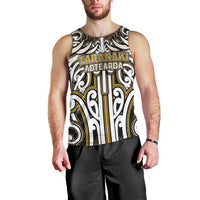 Custom Aotearoa Taranaki Men Tank Top Maori Tribal Pattern Mix Poutama