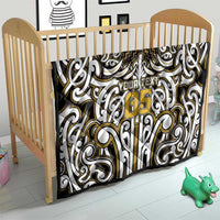 Custom Aotearoa Taranaki Quilt Maori Tribal Pattern Mix Poutama