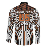 Custom Aotearoa Waikato Family Matching Off Shoulder Maxi Dress and Hawaiian Shirt Maori Tribal Pattern Mix Poutama LT05 - Polynesian Pride