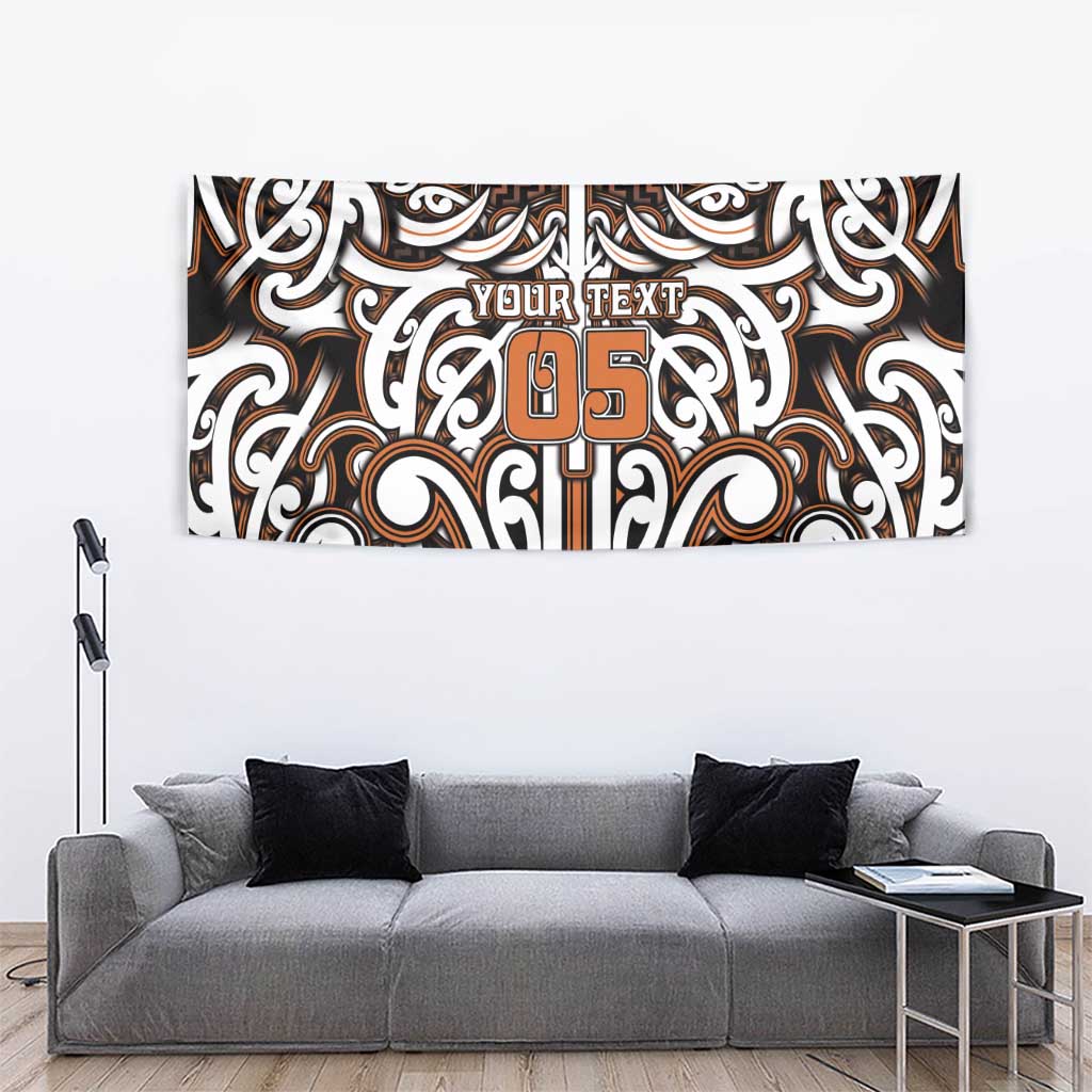 Custom Aotearoa Waikato Tapestry Maori Tribal Pattern Mix Poutama