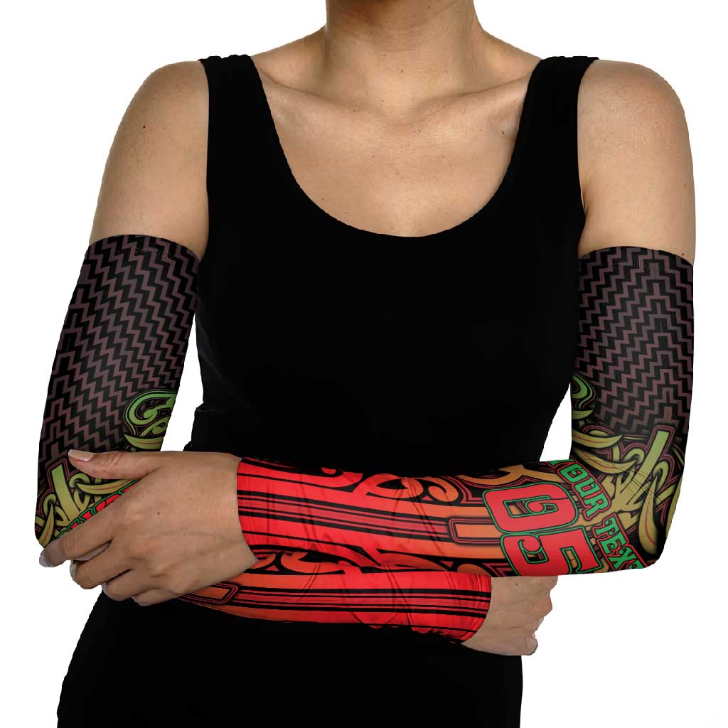 Custom Aotearoa Tuhoe Arm Sleeves Maori Tribal Pattern Mix Poutama
