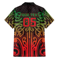 Custom Aotearoa Tuhoe Family Matching Long Sleeve Bodycon Dress and Hawaiian Shirt Maori Tribal Pattern Mix Poutama LT05 - Polynesian Pride