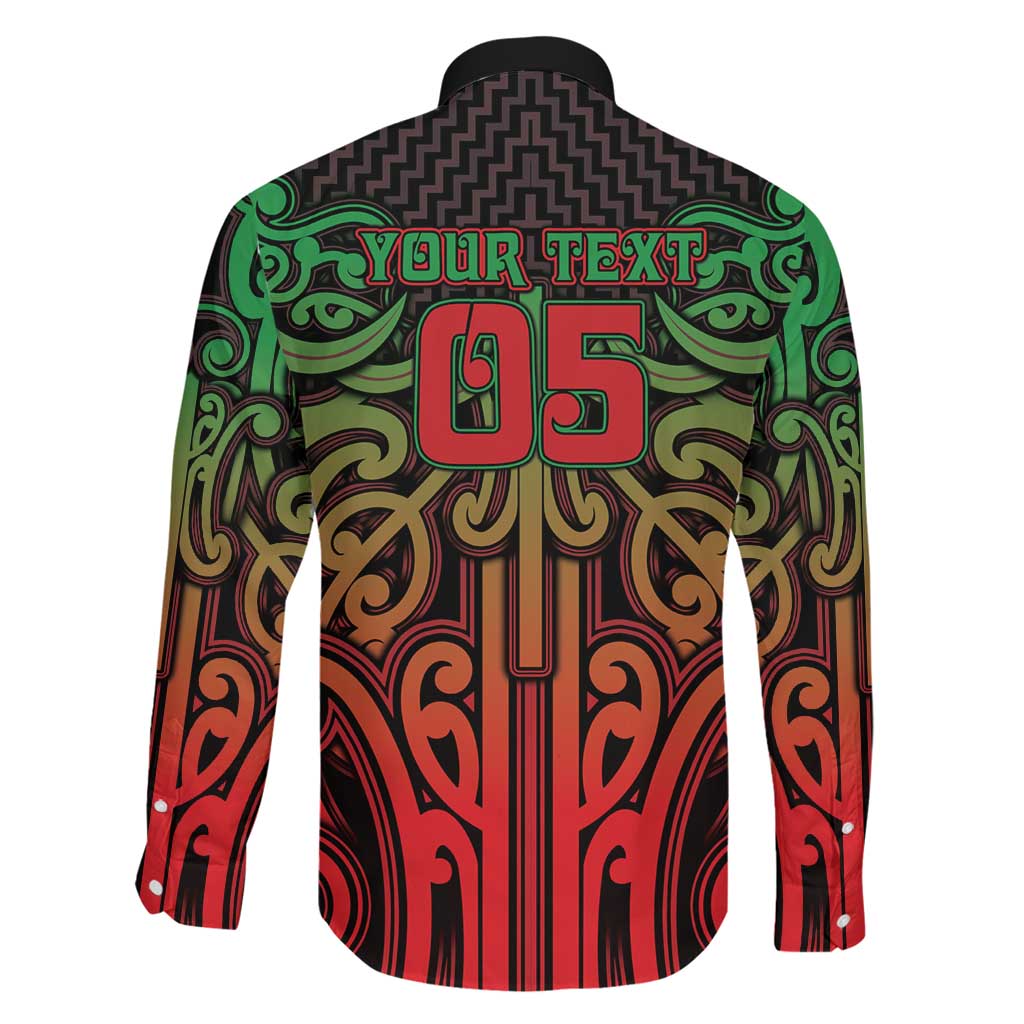 Custom Aotearoa Tuhoe Family Matching Long Sleeve Bodycon Dress and Hawaiian Shirt Maori Tribal Pattern Mix Poutama LT05 - Polynesian Pride