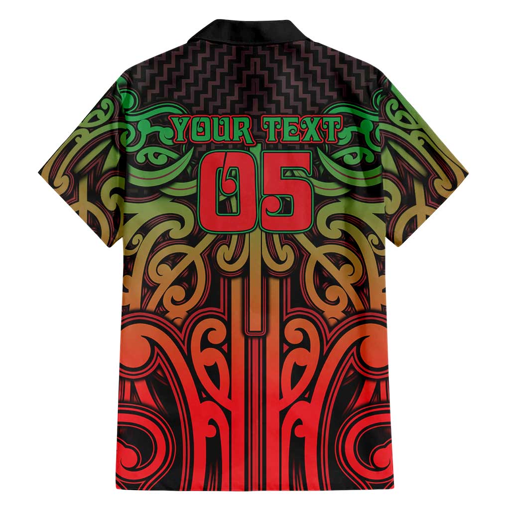 Custom Aotearoa Tuhoe Family Matching Off Shoulder Maxi Dress and Hawaiian Shirt Maori Tribal Pattern Mix Poutama LT05 - Polynesian Pride