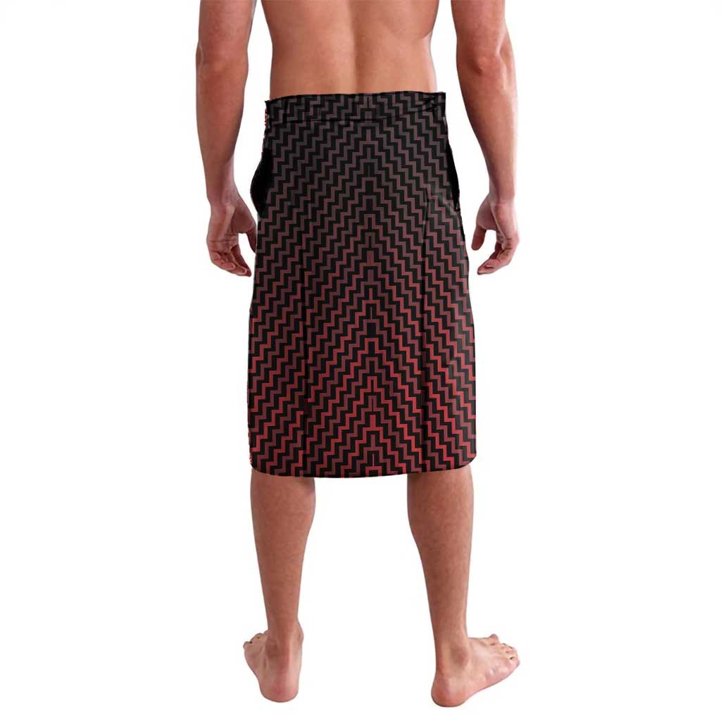 Custom Aotearoa Tuhoe Lavalava Maori Tribal Pattern Mix Poutama