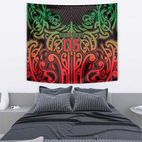 Custom Aotearoa Tuhoe Tapestry Maori Tribal Pattern Mix Poutama