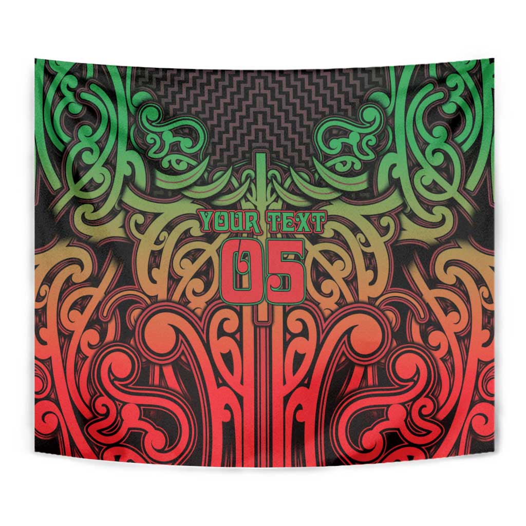 Custom Aotearoa Tuhoe Tapestry Maori Tribal Pattern Mix Poutama