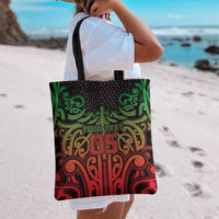 Custom Aotearoa Tuhoe Tote Bag Maori Tribal Pattern Mix Poutama