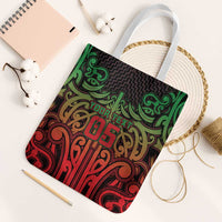 Custom Aotearoa Tuhoe Tote Bag Maori Tribal Pattern Mix Poutama