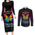 I See Your True Colors Personalised Couples Matching Long Sleeve Bodycon Dress and Long Sleeve Button Shirt Autism Awareness