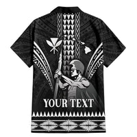 Personalised Hawaii Happy King Kamehameha Day Family Matching Mermaid Dress and Hawaiian Shirt Kakau Pattern LT05 - Polynesian Pride