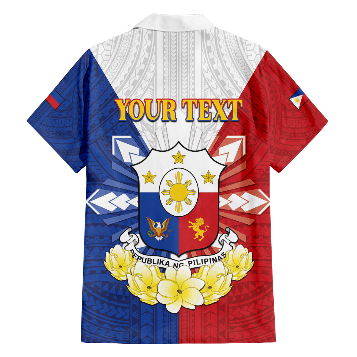 Personalised Philippines Independence Day Family Matching Off Shoulder Maxi Dress and Hawaiian Shirt Maligayang Araw ng Kalayaan Filipino Carabao LT05 - Polynesian Pride