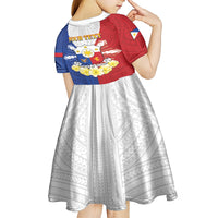 Personalised Philippines Independence Day Kid Short Sleeve Dress Maligayang Araw ng Kalayaan Filipino Carabao LT05 - Polynesian Pride