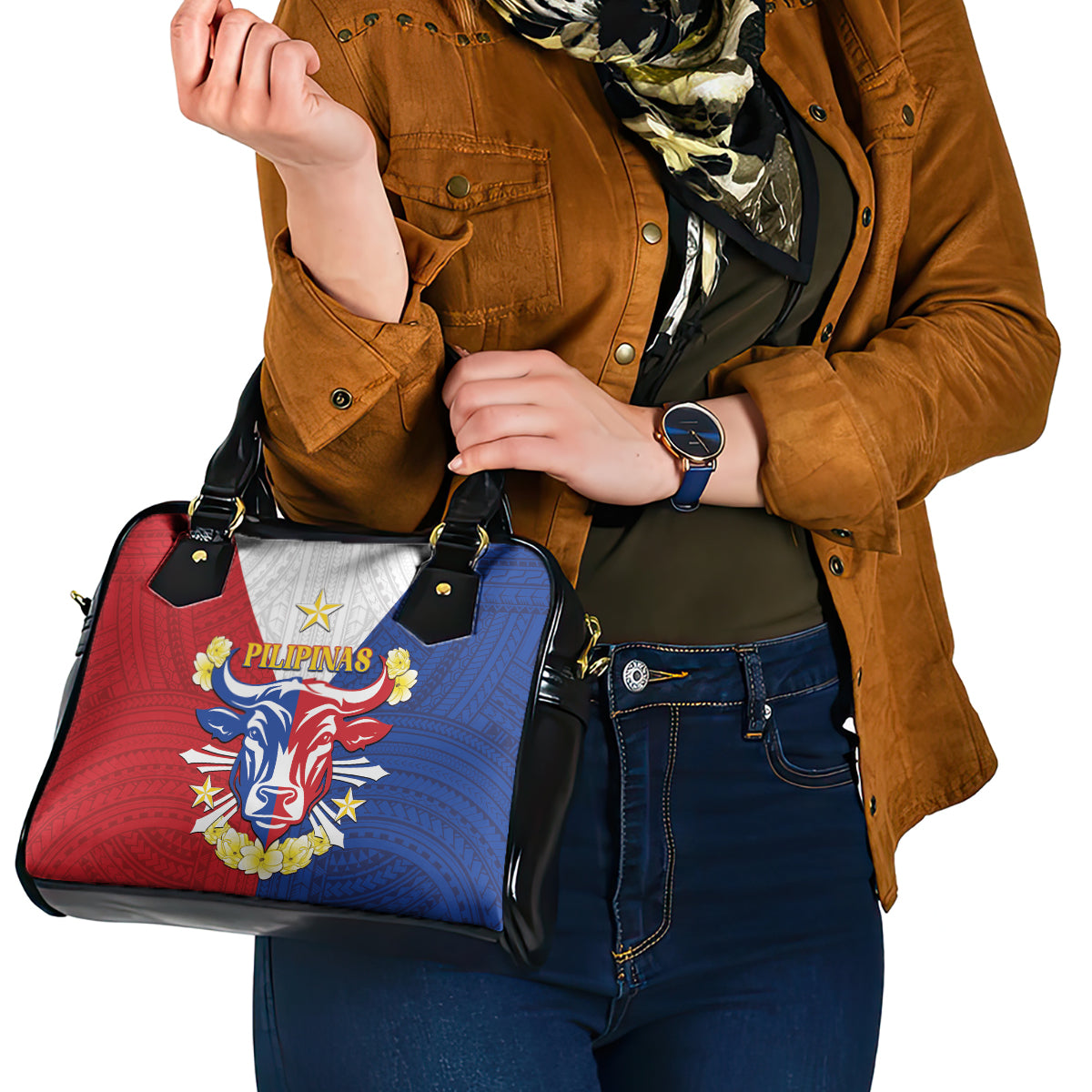 Philippines Independence Day Shoulder Handbag Maligayang Araw ng Kalayaan Filipino Carabao