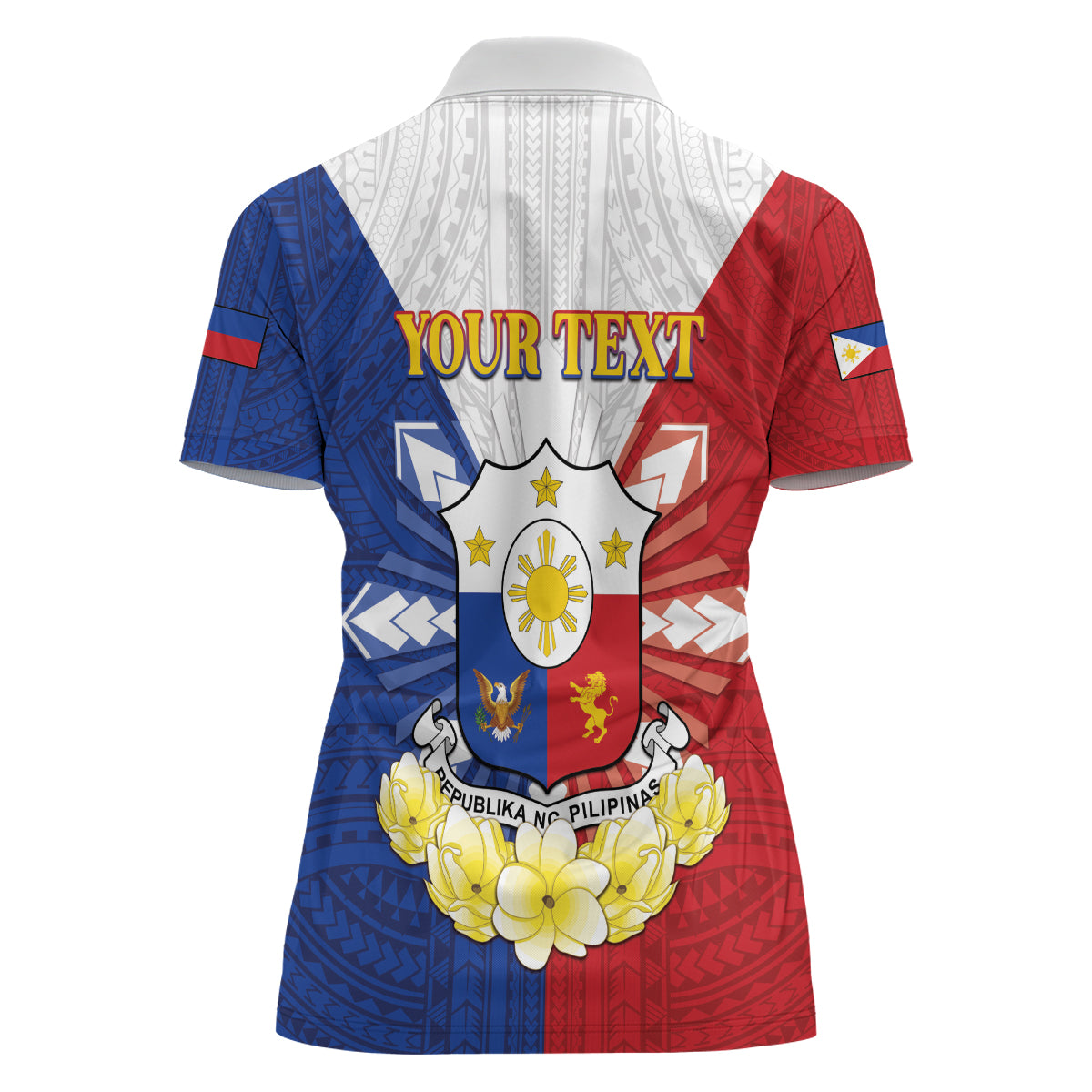 Personalised Philippines Independence Day Women Polo Shirt Maligayang Araw ng Kalayaan Filipino Carabao LT05 - Polynesian Pride