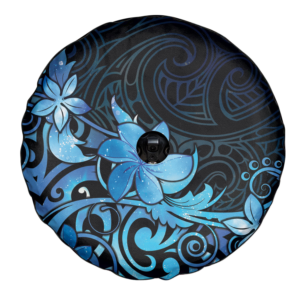 Matariki New Zealand Spare Tire Cover Maori Pattern Blue Galaxy
