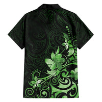 Matariki New Zealand Family Matching Summer Maxi Dress and Hawaiian Shirt Maori Pattern Green Galaxy LT05 - Polynesian Pride