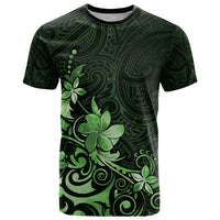 Matariki New Zealand T Shirt Maori Pattern Green Galaxy