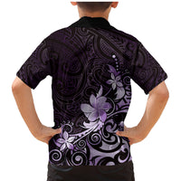 Matariki New Zealand Family Matching Mermaid Dress and Hawaiian Shirt Maori Pattern Purple Galaxy LT05 - Polynesian Pride