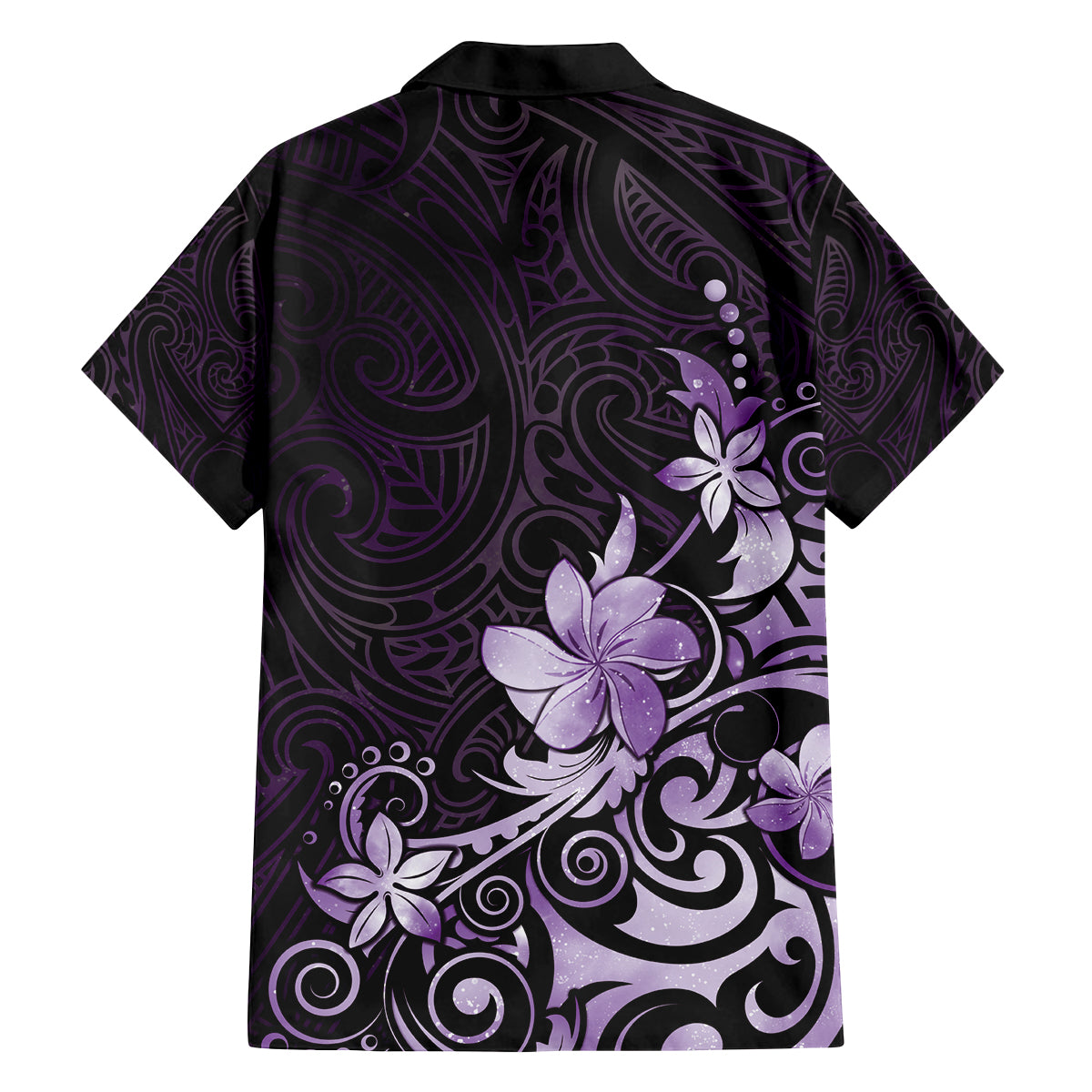 Matariki New Zealand Family Matching Off Shoulder Maxi Dress and Hawaiian Shirt Maori Pattern Purple Galaxy LT05 - Polynesian Pride