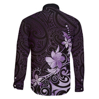 Matariki New Zealand Family Matching Short Sleeve Bodycon Dress and Hawaiian Shirt Maori Pattern Purple Galaxy LT05 - Polynesian Pride