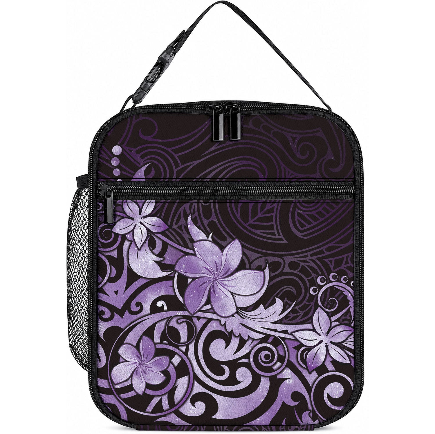 Matariki New Zealand Lunch Bag Maori Pattern Purple Galaxy
