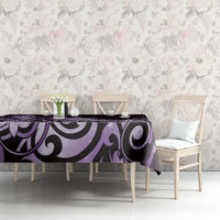 Matariki New Zealand Tablecloth Maori Pattern Purple Galaxy