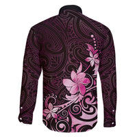 Matariki New Zealand Family Matching Long Sleeve Bodycon Dress and Hawaiian Shirt Maori Pattern Pink Galaxy LT05 - Polynesian Pride