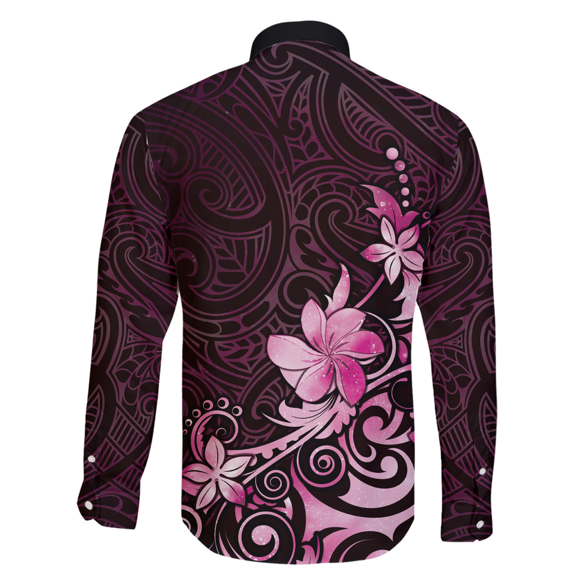 Matariki New Zealand Family Matching Short Sleeve Bodycon Dress and Hawaiian Shirt Maori Pattern Pink Galaxy LT05 - Polynesian Pride