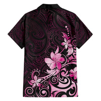 Matariki New Zealand Family Matching Tank Maxi Dress and Hawaiian Shirt Maori Pattern Pink Galaxy LT05 - Polynesian Pride