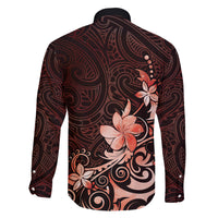 Matariki New Zealand Family Matching Off Shoulder Short Dress and Hawaiian Shirt Maori Pattern Red Galaxy LT05 - Polynesian Pride