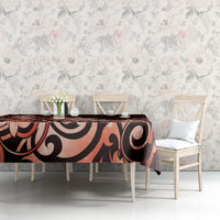 Matariki New Zealand Tablecloth Maori Pattern Red Galaxy