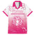 Personalized Sakura Marianas Family Matching Long Sleeve Bodycon Dress and Hawaiian Shirt CNMI Seal