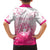 Personalized Sakura Marianas Family Matching Off The Shoulder Long Sleeve Dress and Hawaiian Shirt CNMI Seal