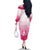 Personalized Sakura Marianas Family Matching Off The Shoulder Long Sleeve Dress and Hawaiian Shirt CNMI Seal