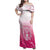 Personalized Sakura Marianas Family Matching Off Shoulder Maxi Dress and Hawaiian Shirt CNMI Seal