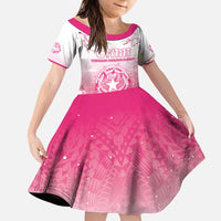 Personalized Sakura Marianas Family Matching Puletasi and Hawaiian Shirt CNMI Seal