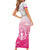 Personalized Sakura Marianas Family Matching Short Sleeve Bodycon Dress and Hawaiian Shirt CNMI Seal