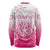 Personalized Sakura Marianas Long Sleeve Shirt CNMI Seal