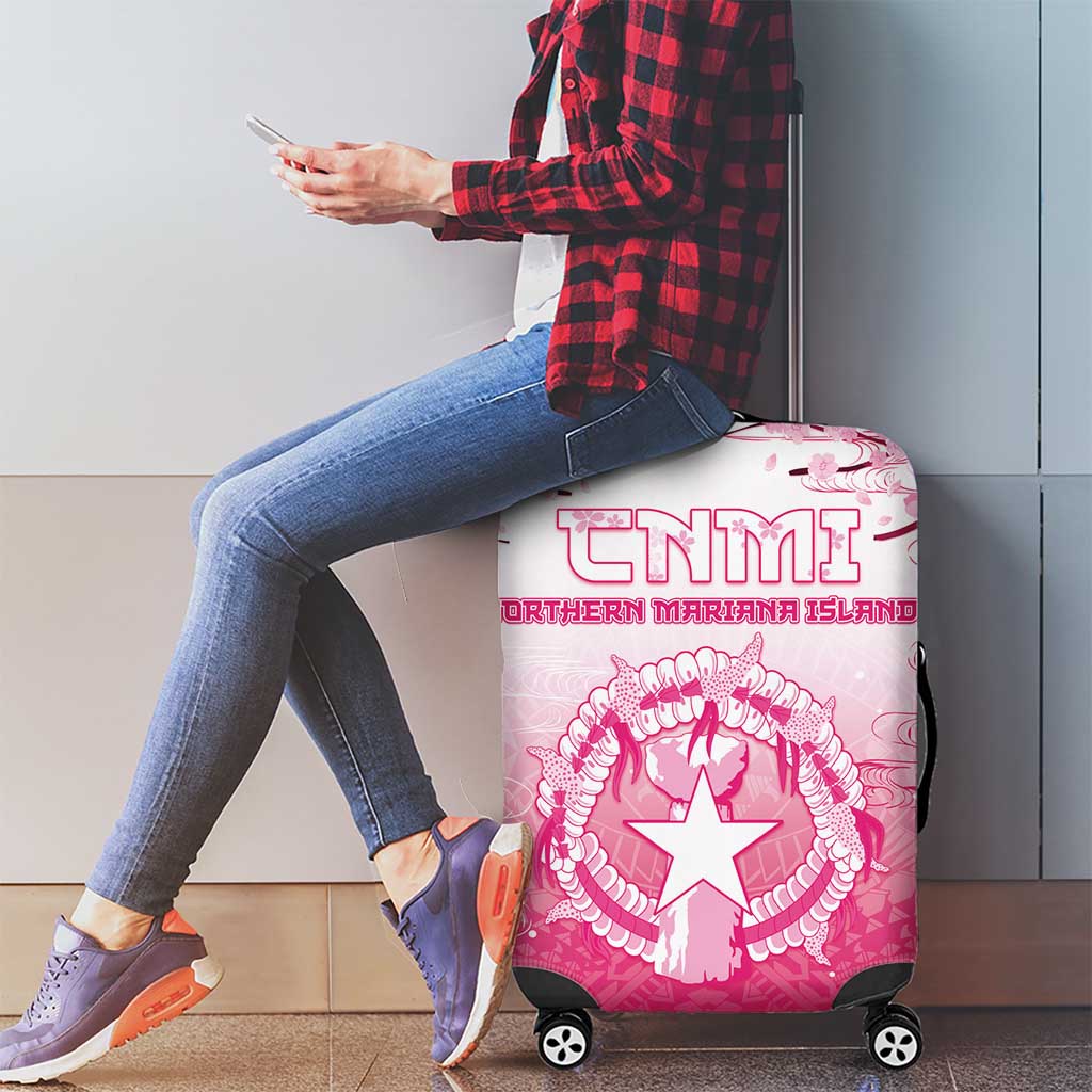 Sakura Marianas Luggage Cover CNMI Seal