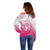 Personalized Sakura Marianas Off Shoulder Sweater CNMI Seal