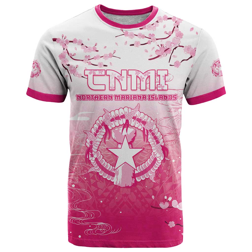 Personalized Sakura Marianas T Shirt CNMI Seal