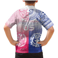 Custom Northern Mariana Islands And Japan Together Family Matching Mermaid Dress and Hawaiian Shirt LT05 - Polynesian Pride