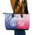 Northern Mariana Islands And Japan Together Leather Tote Bag