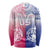 Custom Northern Mariana Islands And Japan Together Long Sleeve Shirt