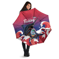 Guam Blue Marlin Fishing Umbrella Polynesian Style