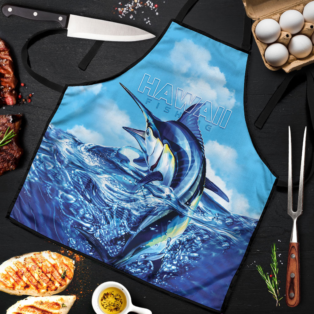 Hawaii Blue Marlin Fishing Apron