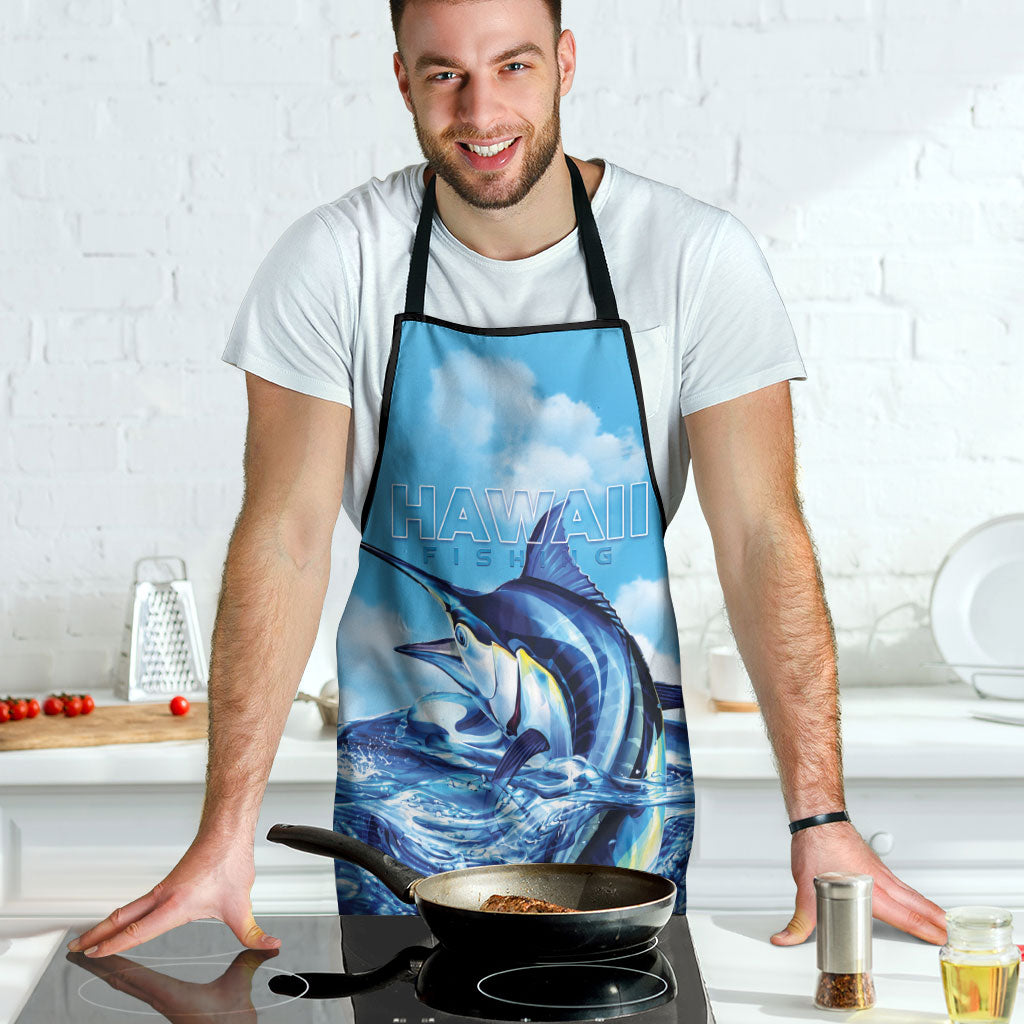 Hawaii Blue Marlin Fishing Apron
