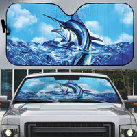 Hawaii Blue Marlin Fishing Auto Sun Shade