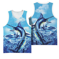 Hawaii Blue Marlin Fishing Basketball Jersey